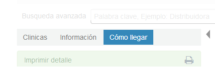 Hacer clic en "Cómo llegar"