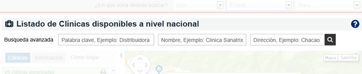 Busqueda avanzada