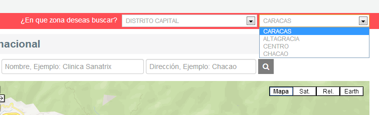 Seleccionar ciudad